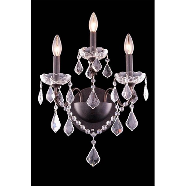 Lighting Business 2015W3DB-RC 13 x 17 in. St. Francis Collection Wall Sconce - Royal Cut, Dark Bronze LI1541707 - main